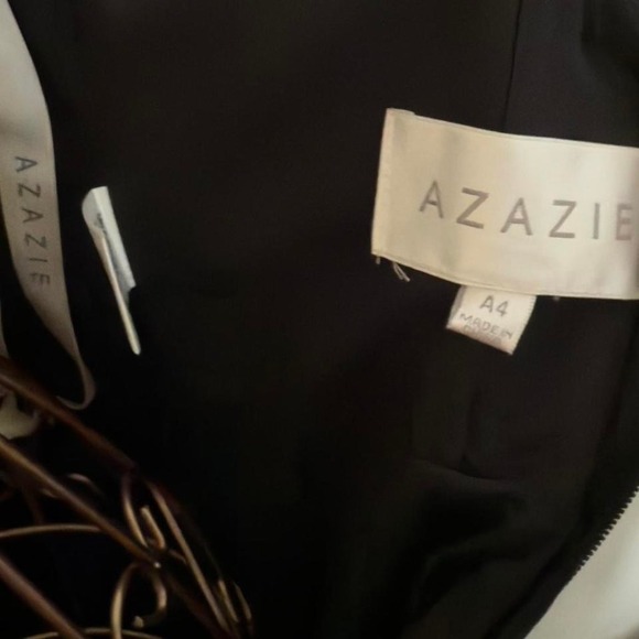 Azazie Black Emerald Gown NWT A4 Bridesmaid Prom Wedding Guest Evening Dress - Picture 7 of 10